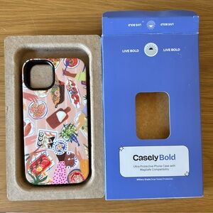 Casely Bold Mag Safe iPhone 13 Case, brand new never used